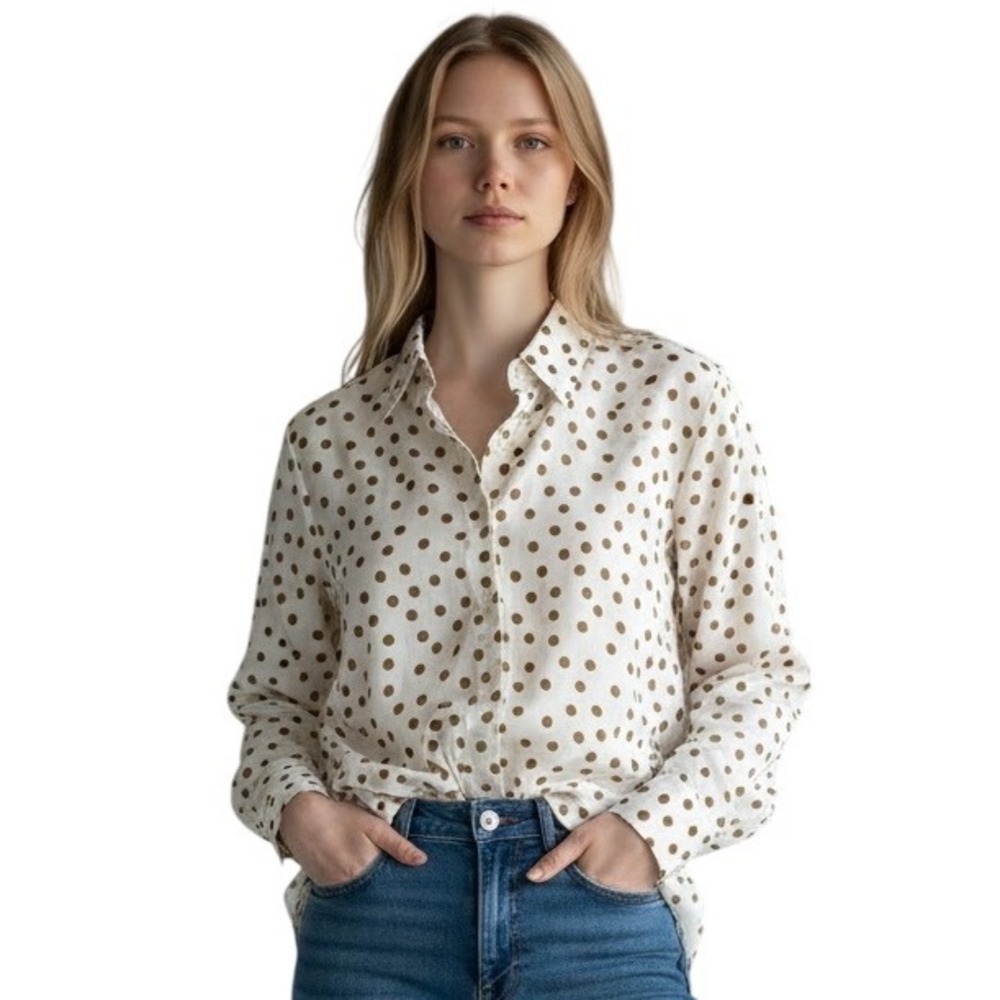 Boden Silk Button Down Shirt